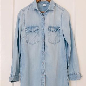 H&M Chambray Shirt (Size 4)